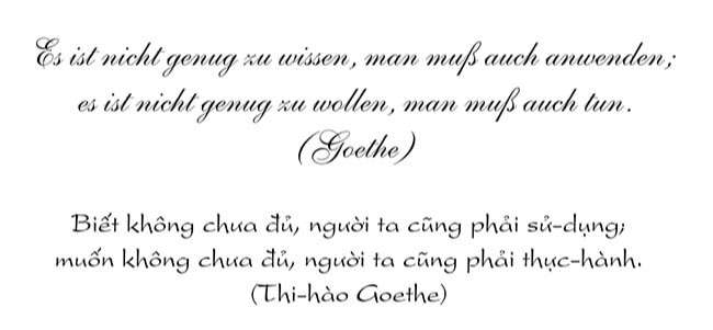 Thi hào Goethe